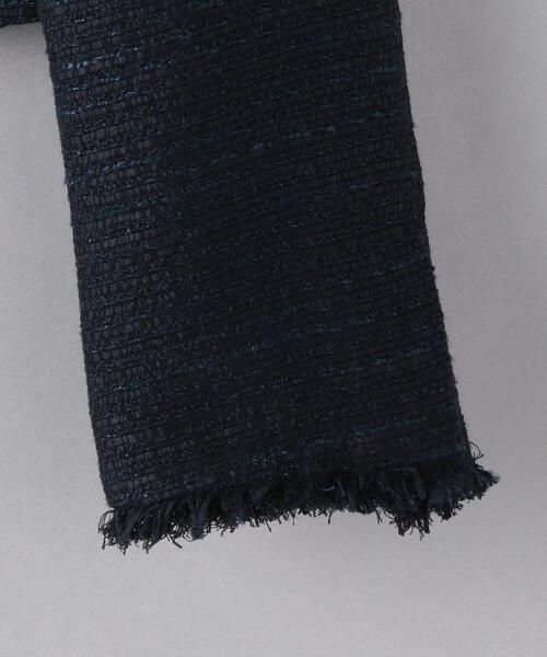 UNITED ARROWS（ユナイテッドアローズ）の「＜UNITED ARROWS＞ラメツイード ノーカラー ジャケット P（ノーカラージャケット・レディース・ネイビー/ナチュラル・40/38/36/34）」の19枚目の写真