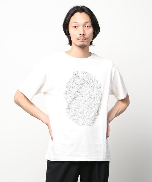 MYne(マイン)の「【MYne】Orgy Printed Half Sleeve T-shirt(Tシャツ/カットソー・メンズ・ホワイト/ブラック・S/M/L)」の18枚目の写真