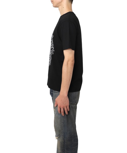 MYne(マイン)の「【MYne】Orgy Printed Half Sleeve T-shirt(Tシャツ/カットソー・メンズ・ホワイト/ブラック・S/M/L)」の10枚目の写真