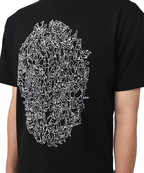 MYne(マイン)の「【MYne】Orgy Printed Half Sleeve T-shirt(Tシャツ/カットソー・メンズ・ホワイト/ブラック・S/M/L)」の13枚目の写真