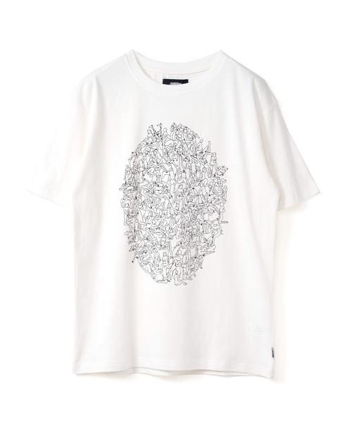 MYne(マイン)の「【MYne】Orgy Printed Half Sleeve T-shirt(Tシャツ/カットソー・メンズ・ホワイト/ブラック・S/M/L)」の14枚目の写真