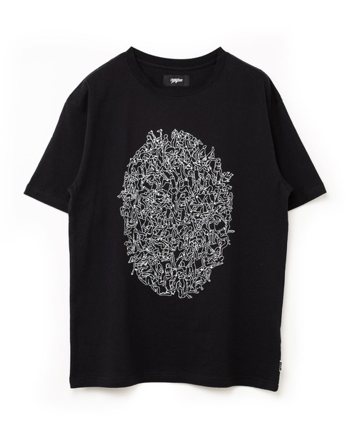 MYne(マイン)の「【MYne】Orgy Printed Half Sleeve T-shirt(Tシャツ/カットソー・メンズ・ホワイト/ブラック・S/M/L)」の16枚目の写真