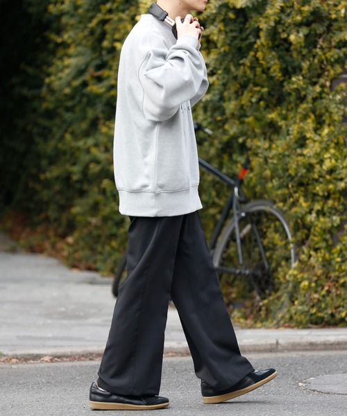 DISCOAT（ディスコート）の「【WEB限定】ヘヴィウェイトカレッジロゴビッグスウェット（スウェット・レディース・チャコールグレー/ダークグリーン/グレー/オートミール/アイボリー/ライトグレー/ネイビー・FREE）」の16枚目の写真