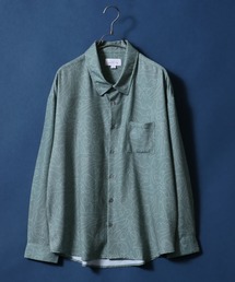 ANPAS（アンパス）の「Satin ＆ Georgette Total Pattern Print Oversize Shirt/サテン＆ジョーゼット 総柄プリント オーバーサイズ とろみシャツ（シャツ/ブラウス・メンズ）」