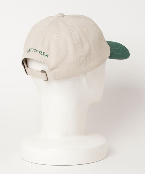 NAUTICA(ノーティカ)の「NAUTICA/ノーティカ/6PANEL CAP(BACK LOGO)(キャップ・メンズ・グリーン/ネイビー/ブラック・FREE)」の4枚目の写真