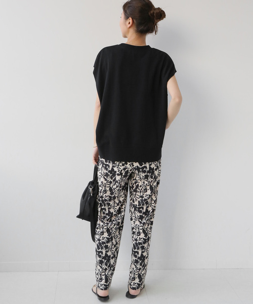 JOURNAL STANDARD relume(ジャーナルスタンダード レリューム)の「ロゴスウェット フレンチスリーブ(Tシャツ/カットソー・レディース・ブラック/グレー系その他/ナチュラル・FREE)」の7枚目の写真