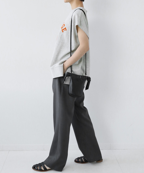 JOURNAL STANDARD relume(ジャーナルスタンダード レリューム)の「ロゴスウェット フレンチスリーブ(Tシャツ/カットソー・レディース・ブラック/グレー系その他/ナチュラル・FREE)」の11枚目の写真