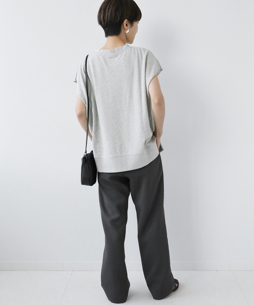 JOURNAL STANDARD relume(ジャーナルスタンダード レリューム)の「ロゴスウェット フレンチスリーブ(Tシャツ/カットソー・レディース・ブラック/グレー系その他/ナチュラル・FREE)」の12枚目の写真