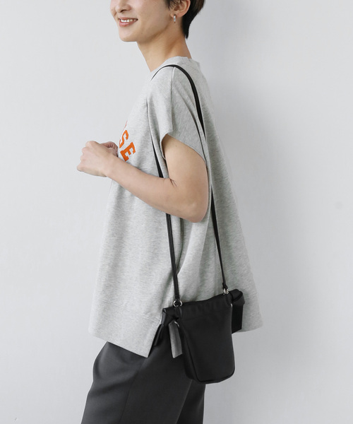 JOURNAL STANDARD relume(ジャーナルスタンダード レリューム)の「ロゴスウェット フレンチスリーブ(Tシャツ/カットソー・レディース・ブラック/グレー系その他/ナチュラル・FREE)」の15枚目の写真