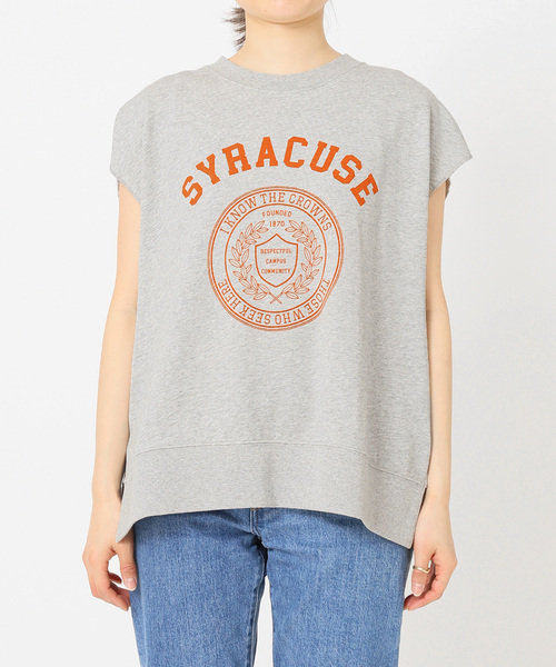 海外並行輸入正規品 セール】ロゴスウェット フレンチスリーブ（Tシャツ/カットソー トップス