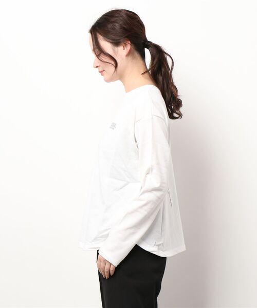 KOBE LETTUCE（コウベレタス）の「前後2Wayプリントライトスウェットトップス（スウェット・レディース・ピンク/ホワイト/ブラック・FREE）」の6枚目の写真