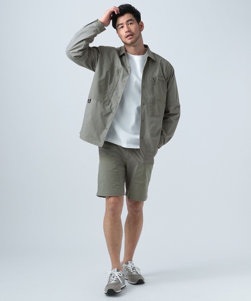 HELLY HANSEN（ヘリーハンセン）の「【HELLY HANSEN（ヘリーハンセン）】スラックシャツ（シャツ/ブラウス・メンズ・ブラック/オリーブ・MEDIUM/LARGE）」の6枚目の写真