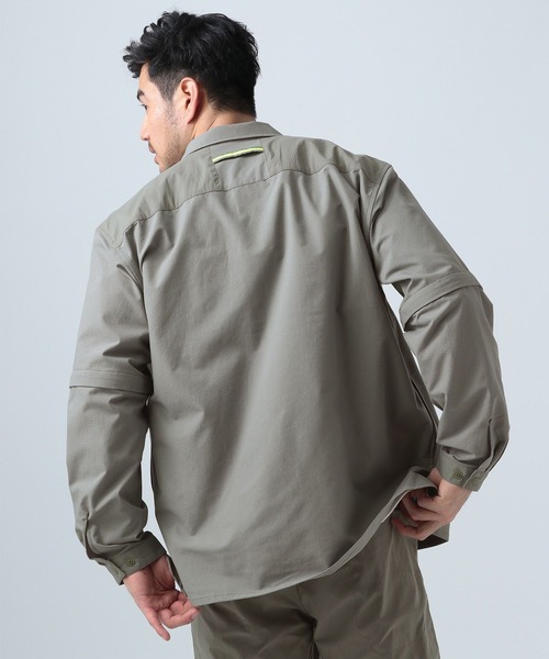 HELLY HANSEN（ヘリーハンセン）の「【HELLY HANSEN（ヘリーハンセン）】スラックシャツ（シャツ/ブラウス・メンズ・ブラック/オリーブ・MEDIUM/LARGE）」の7枚目の写真