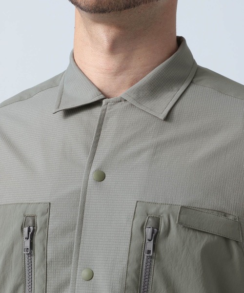 HELLY HANSEN（ヘリーハンセン）の「【HELLY HANSEN（ヘリーハンセン）】スラックシャツ（シャツ/ブラウス・メンズ・ブラック/オリーブ・MEDIUM/LARGE）」の12枚目の写真