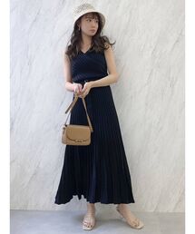 dazzlin | カシュクールプリーツワンピース(ワンピース)