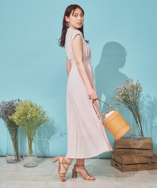 NOELA（ノエラ）の「ボウタイプリーツワンピース（ワンピース）」 - WEAR