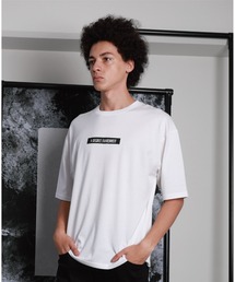 A DEGREE FAHRENHEIT | 【ユニセックス商品】BoNingen+adf コラボ・5分袖Ｔ(Tシャツ/カットソー)