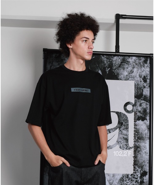 A DEGREE FAHRENHEIT(エーディグリーファーレンハイ)の「【ユニセックス商品】BoNingen+adf コラボ・5分袖T(Tシャツ/カットソー・メンズ・ホワイト/ブラック/ピンク・SMALL/MEDIUM/LARGE)」の1枚目の写真