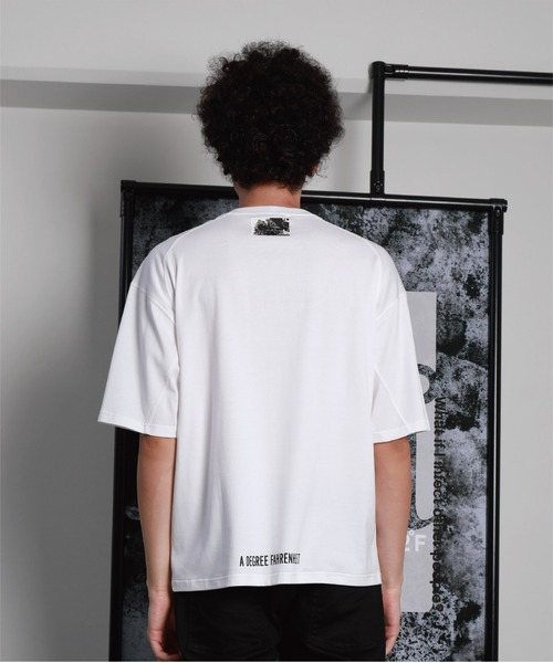 A DEGREE FAHRENHEIT(エーディグリーファーレンハイ)の「【ユニセックス商品】BoNingen+adf コラボ・5分袖T(Tシャツ/カットソー・メンズ・ホワイト/ブラック/ピンク・SMALL/MEDIUM/LARGE)」の15枚目の写真