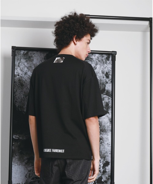 A DEGREE FAHRENHEIT(エーディグリーファーレンハイ)の「【ユニセックス商品】BoNingen+adf コラボ・5分袖T(Tシャツ/カットソー・メンズ・ホワイト/ブラック/ピンク・SMALL/MEDIUM/LARGE)」の7枚目の写真