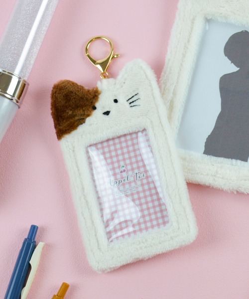 Appel Toi（アペルトワ）の「ヲタ活グッズ 推し活 アニマル チェキケース トレカホルダー（その他雑貨・レディース・ベージュ/グレー/アイボリー/キャメル/ピンク/ブラウン/イエロー/ホワイト×ブラウン/ホワイト×ブラック/ホワイト/ブラウン系その他/グレー×ホワイト・FREE）」の5枚目の写真