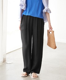SLOBE IENA | CU/TWLアジャストウエストパンツ【ウエストゴム/手洗い可能】◆(その他パンツ)