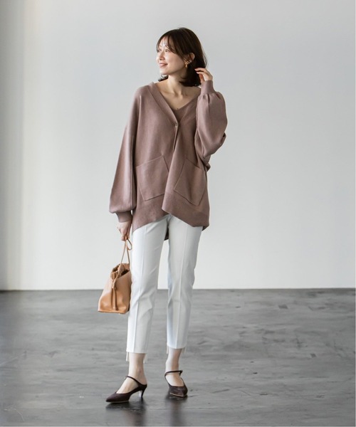 Noble(ノーブル)の「《追加》ドライコットンリネンステップヘムパンツ 2(その他パンツ・レディース・ブラック/オフホワイト/ピンク/ラベンダー・34/36/38/40)」の15枚目の写真
