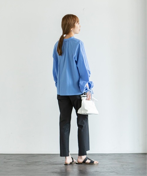Noble(ノーブル)の「《追加》ドライコットンリネンステップヘムパンツ 2(その他パンツ・レディース・ブラック/オフホワイト/ピンク/ラベンダー・34/36/38/40)」の18枚目の写真