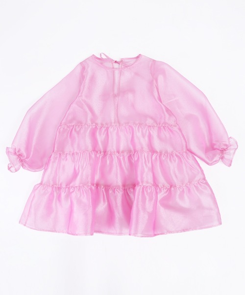 WC（ダブル シー）の「シアーティアードワンピース（ワンピース・レディース・ホワイト/ピンク/ブラック・FREE）」の15枚目の写真