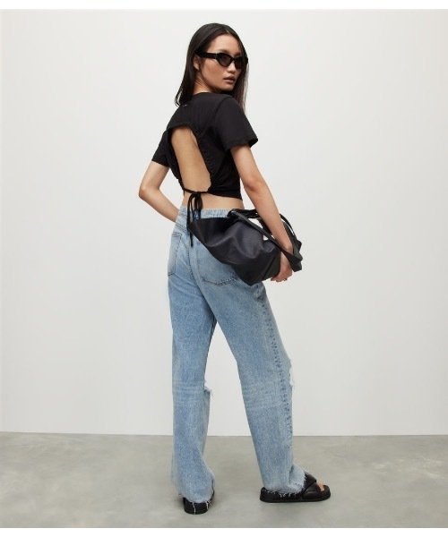 ALLSAINTS（オールセインツ）の「ADA OPEN BACK T-SHIRT | ADA オープン バック Tシャツ（Tシャツ/カットソー・レディース・ブラック/ホワイト・6/10/4/8）」の10枚目の写真