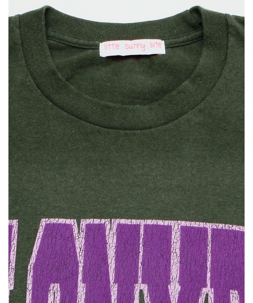 Little sunny bite（リトルサニーバイト）の「FLOCKY LOGO BIG TEE（Tシャツ/カットソー・レディース・ホワイト/ブラック/カーキ・SMALL/MEDIUM）」の11枚目の写真