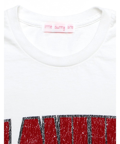 Little sunny bite（リトルサニーバイト）の「FLOCKY LOGO BIG TEE（Tシャツ/カットソー・レディース・ホワイト/ブラック/カーキ・SMALL/MEDIUM）」の21枚目の写真