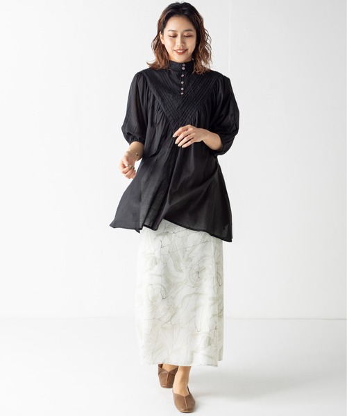 MILLION CARATS(ミリオンカラッツ)の「ニュアンスマーブルスカート(スカート・レディース・ベージュ/グリーン・FREE)」の16枚目の写真