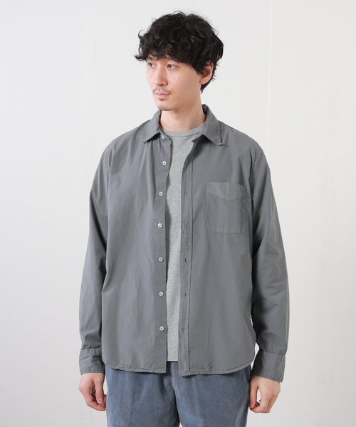 SAVE KHAKI UNITED(セーブカーキユナイテッド)の「SAVE KHAKI UNITED POPLIN STANDARD SHIRT(シャツ/ブラウス・メンズ・ピンク/クリアブルー/ホワイト/タン/ネイビー/ブラック・MEDIUM/LARGE/X-LARGE)」の8枚目の写真