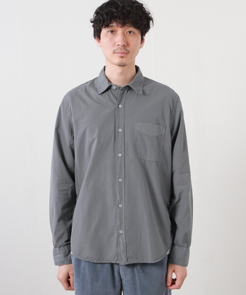 SAVE KHAKI UNITED(セーブカーキユナイテッド)の「SAVE KHAKI UNITED POPLIN STANDARD SHIRT(シャツ/ブラウス・メンズ・ピンク/クリアブルー/ホワイト/タン/ネイビー/ブラック・MEDIUM/LARGE/X-LARGE)」の9枚目の写真