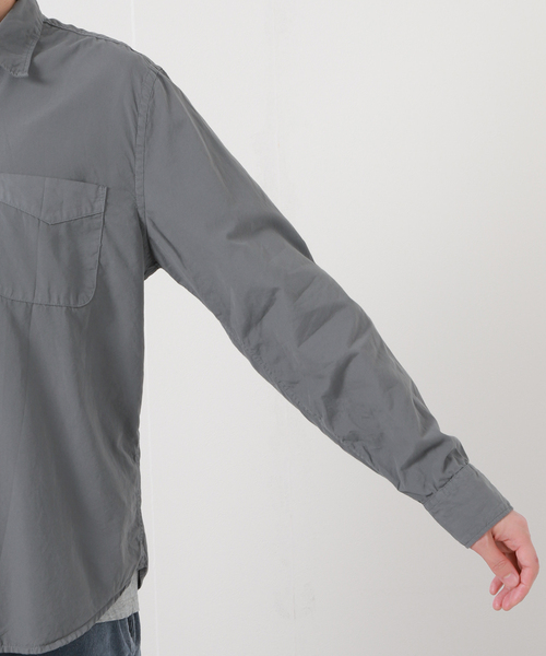 SAVE KHAKI UNITED(セーブカーキユナイテッド)の「SAVE KHAKI UNITED POPLIN STANDARD SHIRT(シャツ/ブラウス・メンズ・ピンク/クリアブルー/ホワイト/タン/ネイビー/ブラック・MEDIUM/LARGE/X-LARGE)」の14枚目の写真