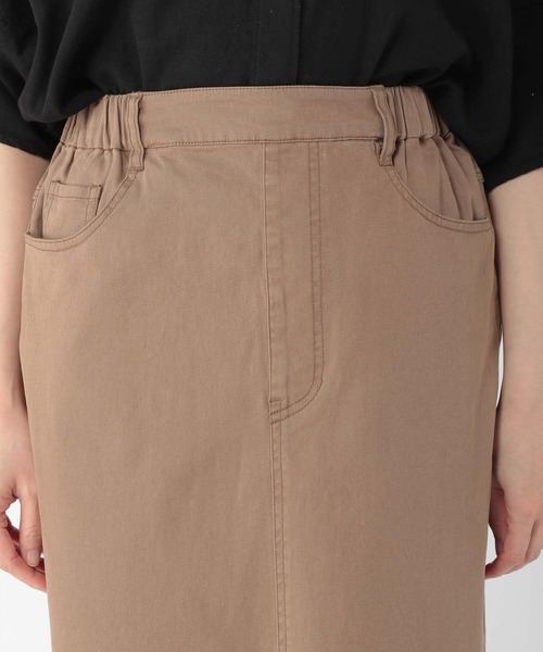 studio CLIP（スタディオクリップ）の「ストレッチIラインスカート（スカート・レディース・モカ/カーキ・MEDIUM/LARGE）」の9枚目の写真