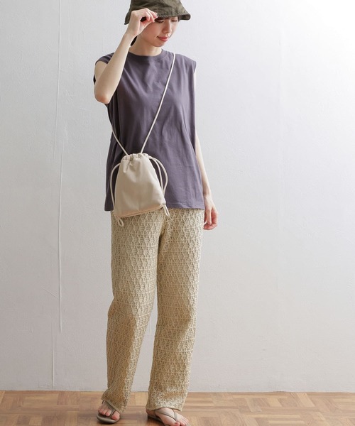 URBAN RESEARCH DOORS（アーバンリサーチドアーズ）の「レースイージーパンツ（その他パンツ・レディース・アイボリー/グレー系その他・MEDIUM）」の17枚目の写真