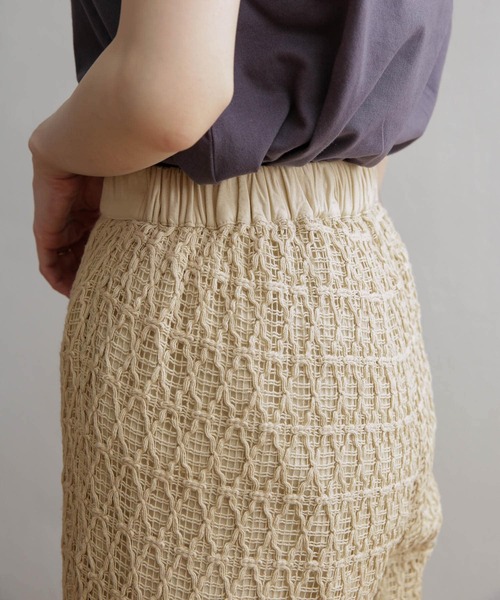 URBAN RESEARCH DOORS（アーバンリサーチドアーズ）の「レースイージーパンツ（その他パンツ・レディース・アイボリー/グレー系その他・MEDIUM）」の10枚目の写真