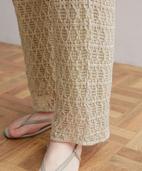 URBAN RESEARCH DOORS（アーバンリサーチドアーズ）の「レースイージーパンツ（その他パンツ・レディース・アイボリー/グレー系その他・MEDIUM）」の22枚目の写真