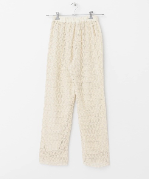 URBAN RESEARCH DOORS（アーバンリサーチドアーズ）の「レースイージーパンツ（その他パンツ・レディース・アイボリー/グレー系その他・MEDIUM）」の18枚目の写真