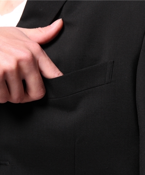 HYSTERIC GLAMOUR（ヒステリックグラマー）の「4ツ釦テーラードJK（テーラードジャケット・メンズ・ブラック/ブルー系その他・LARGE/MEDIUM/SMALL）」の7枚目の写真