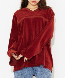 X-girl | RIB V-NECK TOP(Tシャツ/カットソー)