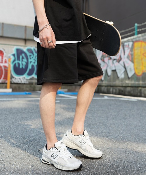 Rocky Monroe(ロッキーモンロー)の「別注 裏毛スウェットイージーショートパンツ ワンマイルルームウェア(スウェットパンツ・メンズ・ブラック/グリーン/グレー・M/L/XL)」の17枚目の写真