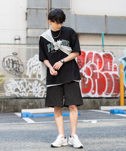 Rocky Monroe(ロッキーモンロー)の「別注 裏毛スウェットイージーショートパンツ ワンマイルルームウェア(スウェットパンツ・メンズ・ブラック/グリーン/グレー・M/L/XL)」の11枚目の写真