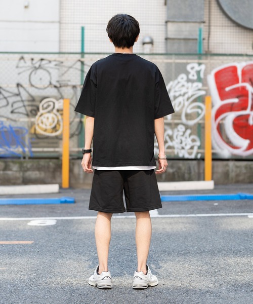 Rocky Monroe(ロッキーモンロー)の「別注 裏毛スウェットイージーショートパンツ ワンマイルルームウェア(スウェットパンツ・メンズ・ブラック/グリーン/グレー・M/L/XL)」の7枚目の写真