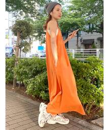 Ungrid | リネン混ショルダーデザインキャミワンピース(ワンピース)