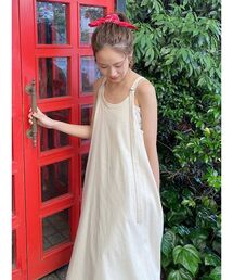 Ungrid | リネン混ショルダーデザインキャミワンピース(ワンピース)