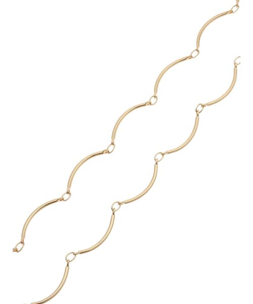 LAGUNAMOON(ラグナムーン)の「スリムウェーブショートネックレス(ネックレス・レディース・シルバー/ゴールド・FREE)」の6枚目の写真