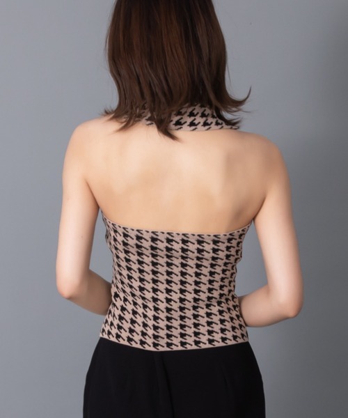 千鳥柄ビスチェ（タンクトップ）｜solleim（ソルレム）のファッション